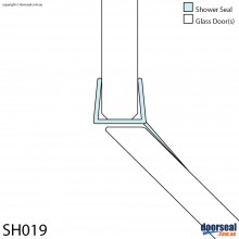 SH019 Shower Screen Seal (12mm glass)